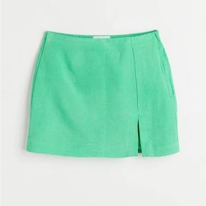 Green Mini Skirt